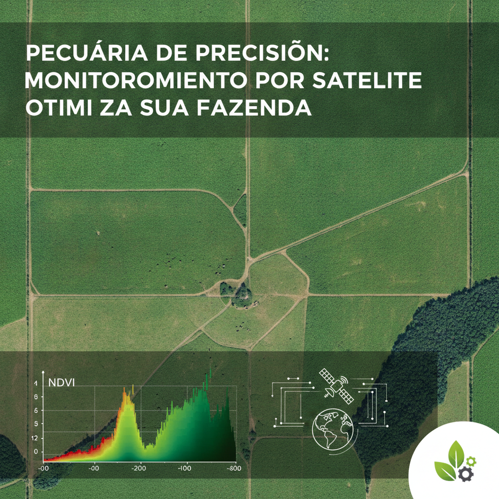 Pecuária de Precisão: Monitoramento por Satélite Otimiza Sua Fazenda