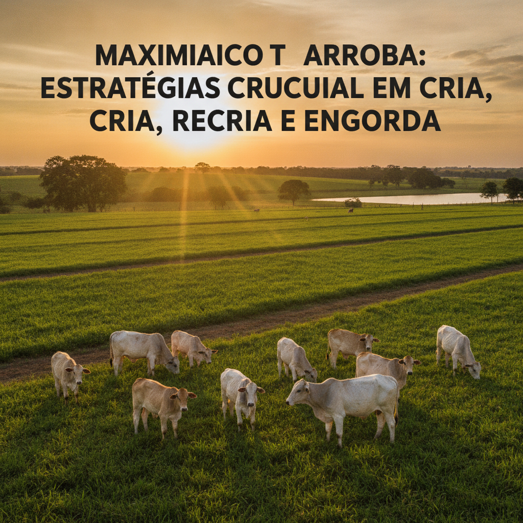 Maximizando a Arroba: Estratégias Cruciais em Cria, Recria e Engorda