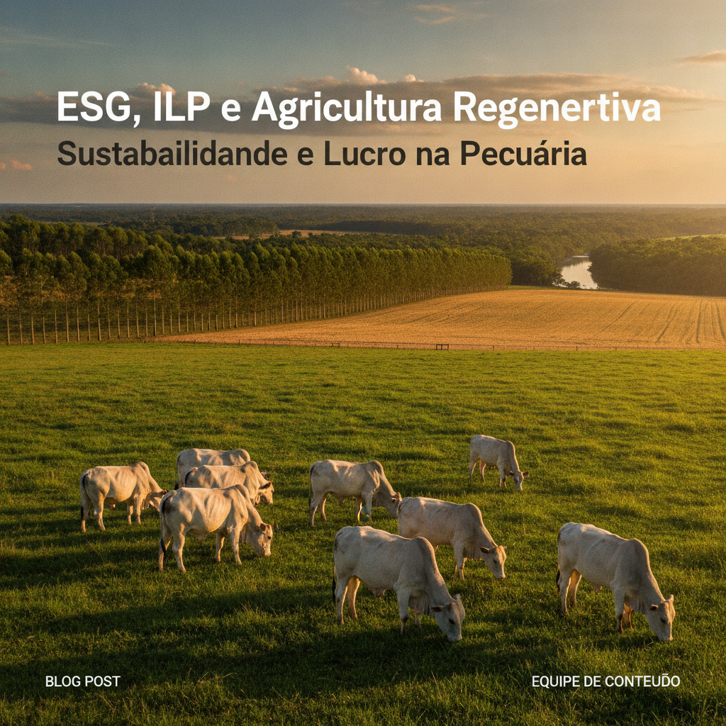 ESG, ILP e Agricultura Regenerativa: Sustentabilidade e Lucro na Pecuária