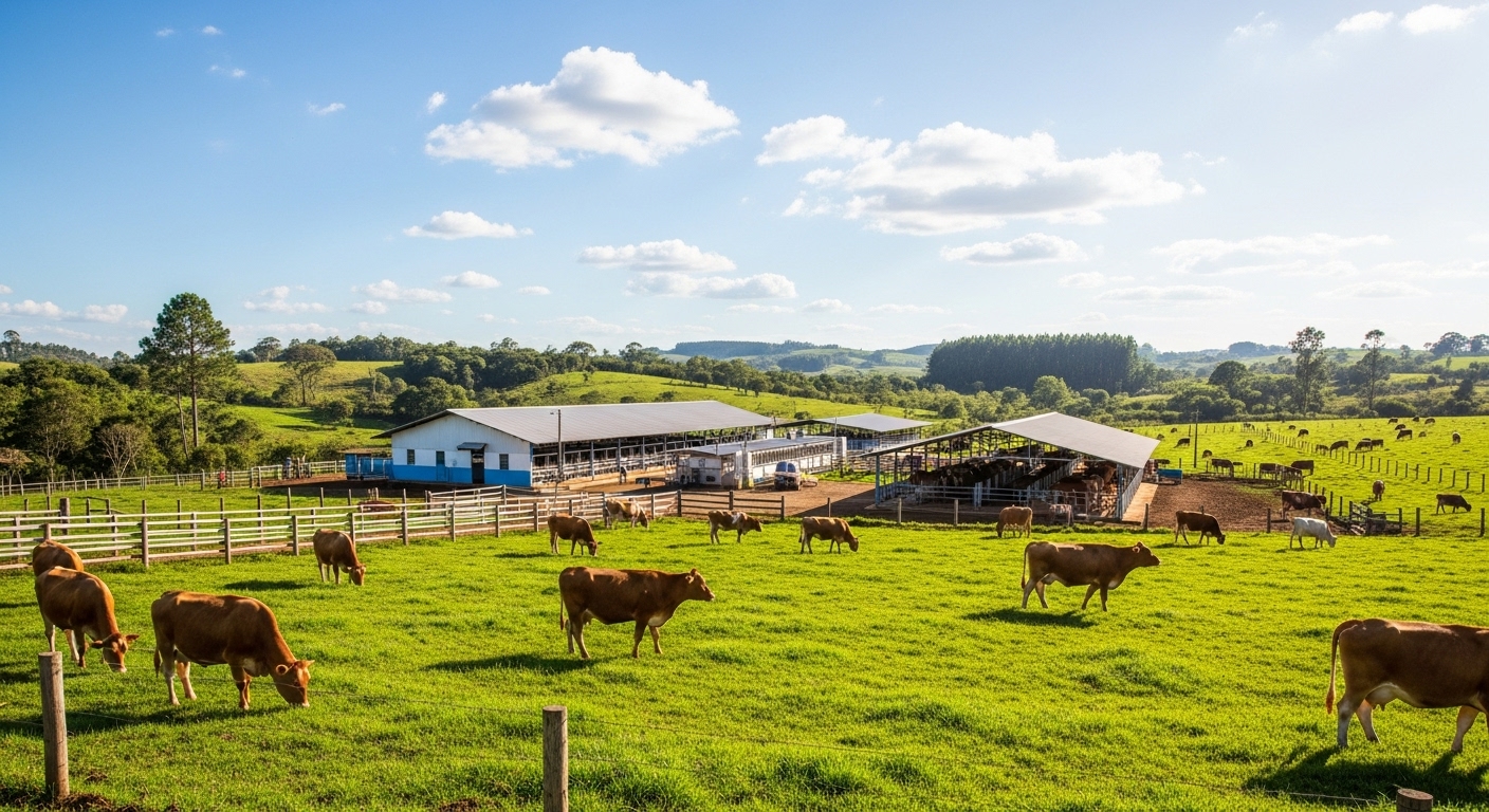 Pecuária Leiteira no Brasil: Gestão Estratégica e Tecnologia para Alta Performance em 2025+